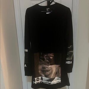 Hood by Air Black Graphic Long Sleeve Shirt